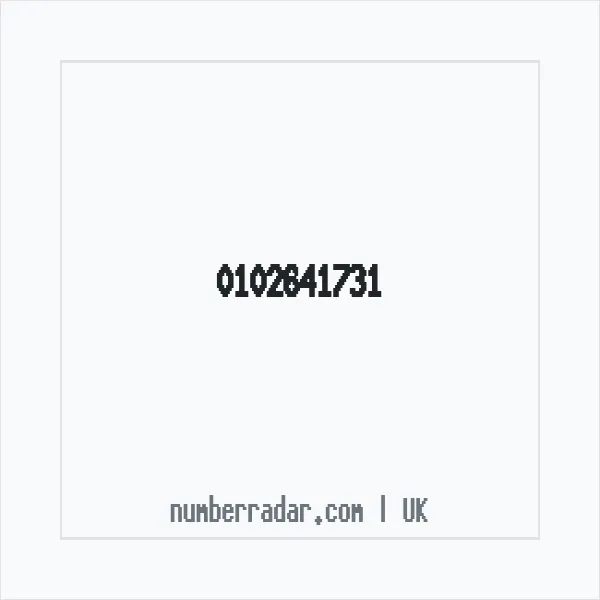 Reverse number check for +44 102641731 — who called me?