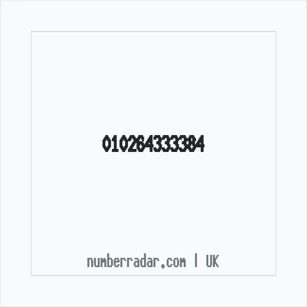 Reverse number check for +44 (1026) 433-338 — who called me?
