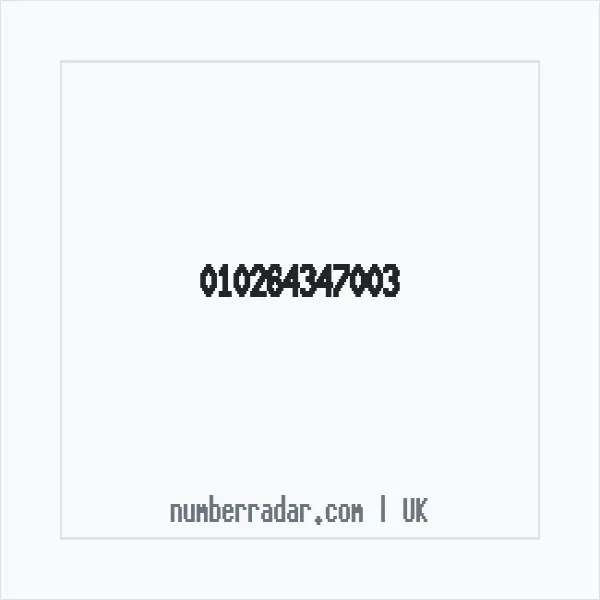 Reverse number check for +44 (1026) 434-700 — who called me?