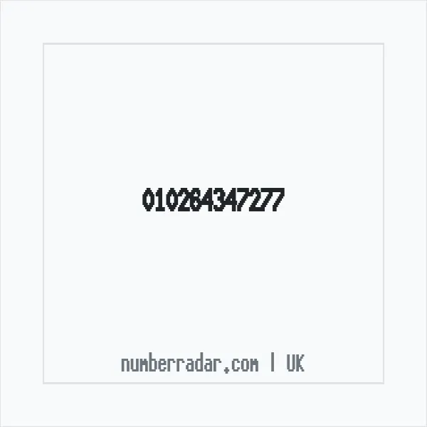 Reverse number check for +44 (1026) 434-727 — who called me?