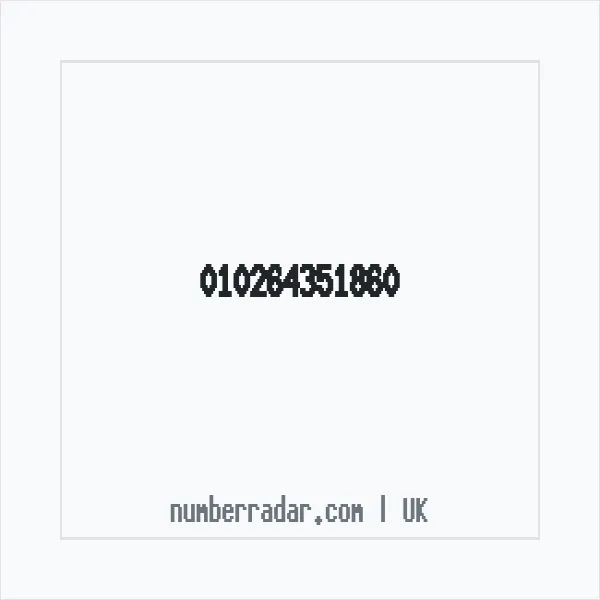 Reverse number check for +44 (1026) 435-186 — who called me?