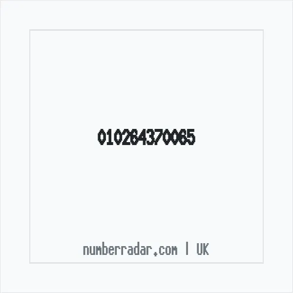 Reverse number check for +44 (1026) 437-006 — who called me?