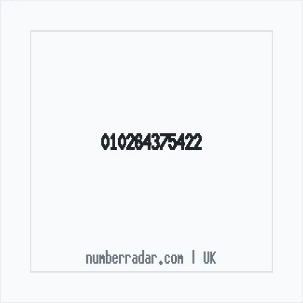 Reverse number check for +44 (1026) 437-542 — who called me?