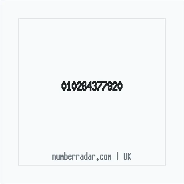 Reverse number check for +44 (1026) 437-792 — who called me?