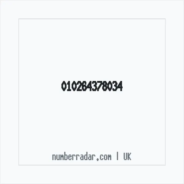 Reverse number check for +44 (1026) 437-803 — who called me?