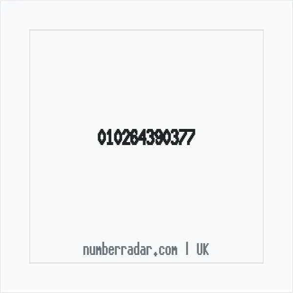 Reverse number check for +44 (1026) 439-037 — who called me?