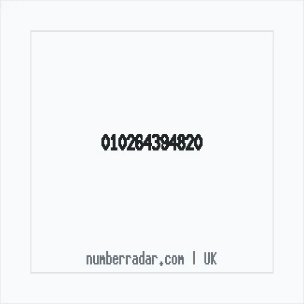 Reverse number check for +44 (1026) 439-482 — who called me?