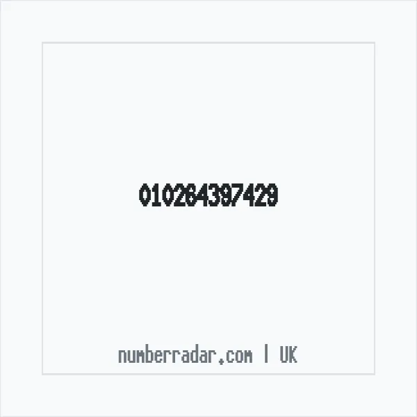 Reverse number check for +44 (1026) 439-742 — who called me?