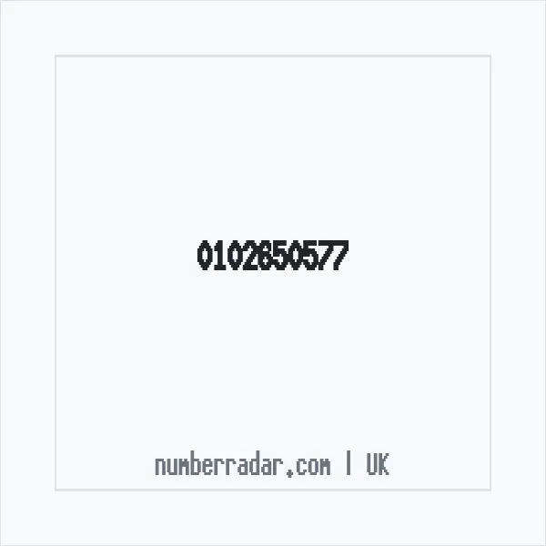Reverse number check for +44 102650577 — who called me?