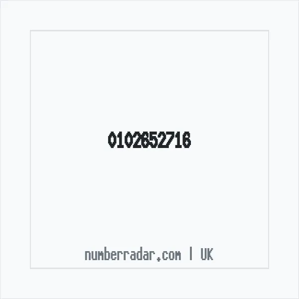 Reverse number check for +44 102652716 — who called me?