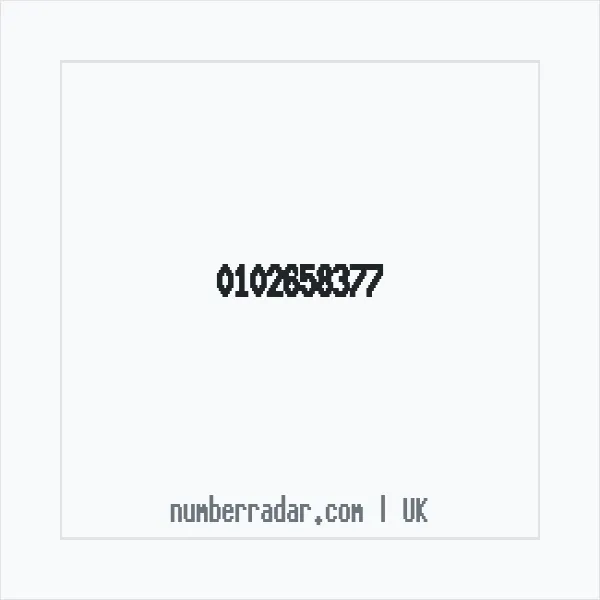 Reverse number check for +44 102658377 — who called me?