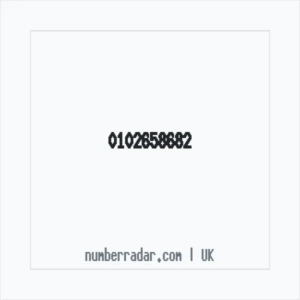 Reverse number check for +44 102658682 — who called me?