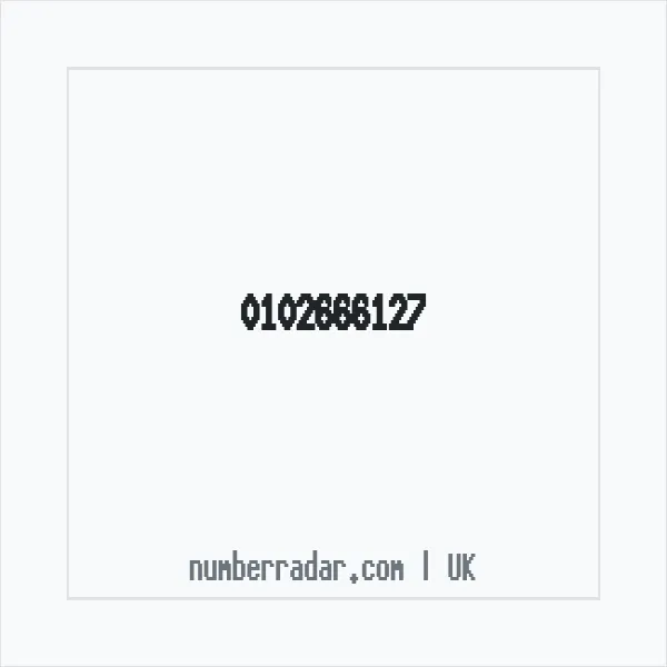 Reverse number check for +44 102666127 — who called me?
