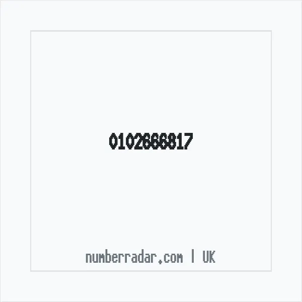 Reverse number check for +44 102666817 — who called me?