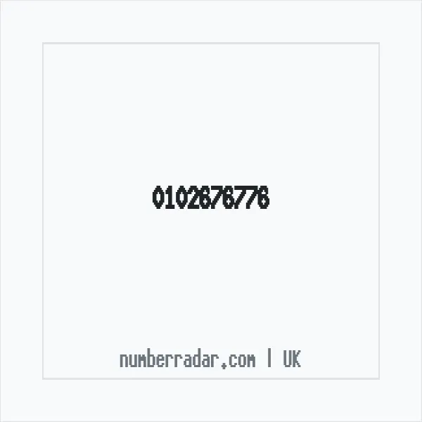 Reverse number check for +44 102676776 — who called me?
