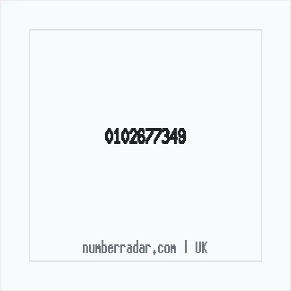 Reverse number check for +44 102677349 — who called me?