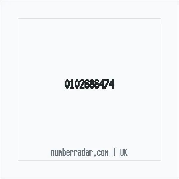 Reverse number check for +44 102686474 — who called me?