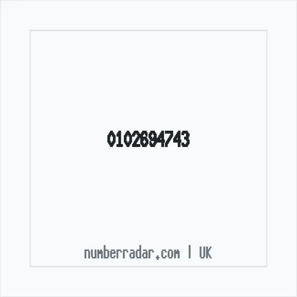 Reverse number check for +44 102694743 — who called me?