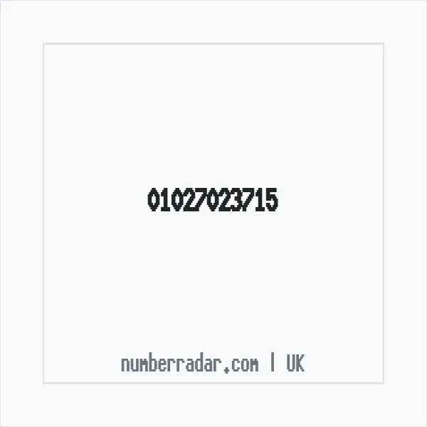 Reverse number check for +44 1027 023715 — who called me?
