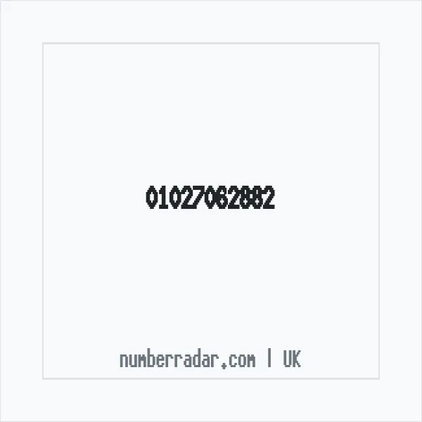 Reverse number check for +44 1027 062882 — who called me?