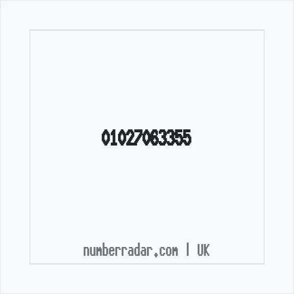 Reverse number check for +44 1027 063355 — who called me?