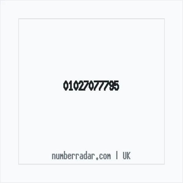 Reverse number check for +44 1027 077795 — who called me?