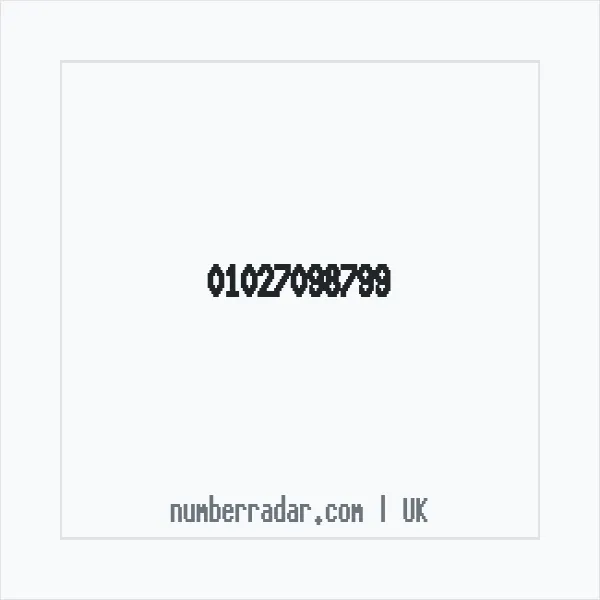 Reverse number check for +44 1027 098799 — who called me?