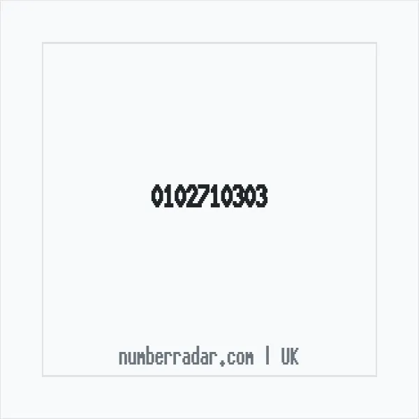 Reverse number check for +44 102710303 — who called me?