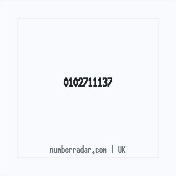 Reverse number check for +44 102711137 — who called me?
