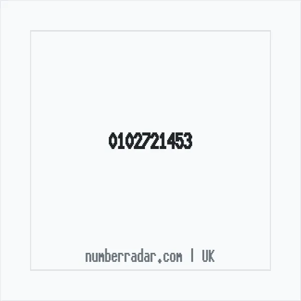 Reverse number check for +44 102721453 — who called me?