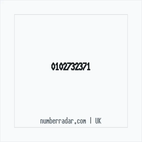 Reverse number check for +44 102732371 — who called me?