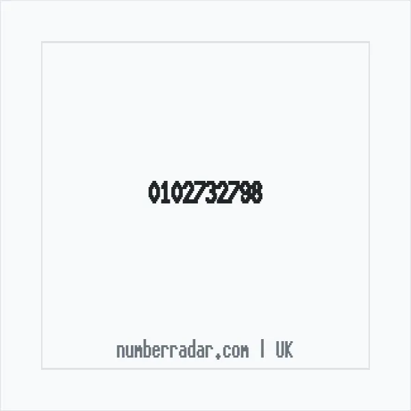 Reverse number check for +44 102732798 — who called me?