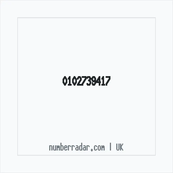 Reverse number check for +44 102739417 — who called me?