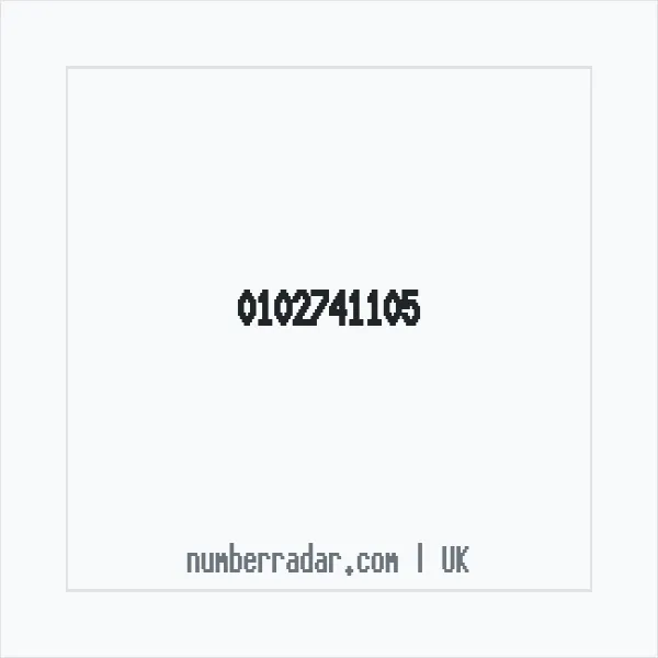 Reverse number check for +44 102741105 — who called me?