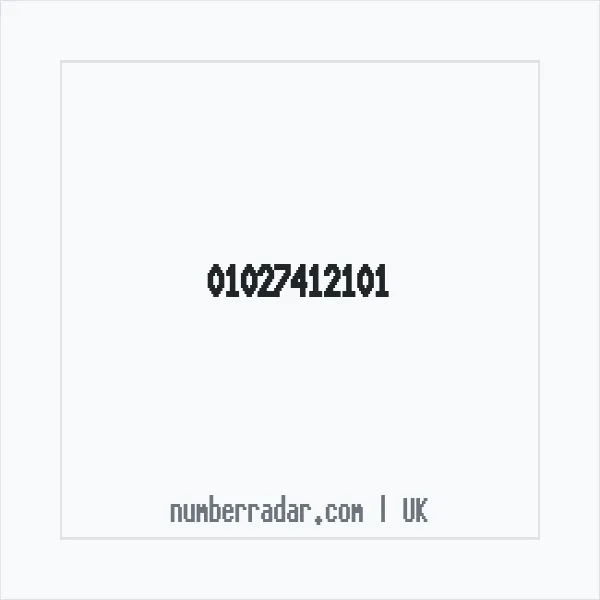 Reverse number check for +44 1027 412101 — who called me?
