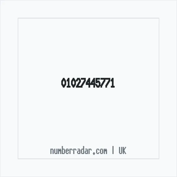 Reverse number check for +44 1027 445771 — who called me?