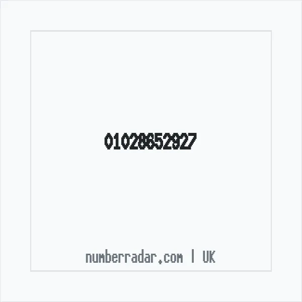 Reverse number check for +44 1028 652927 — who called me?