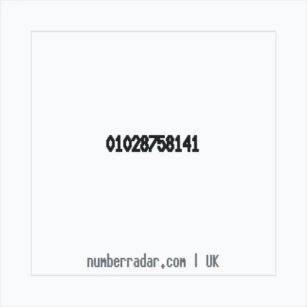 Reverse number check for +44 1028 758141 — who called me?