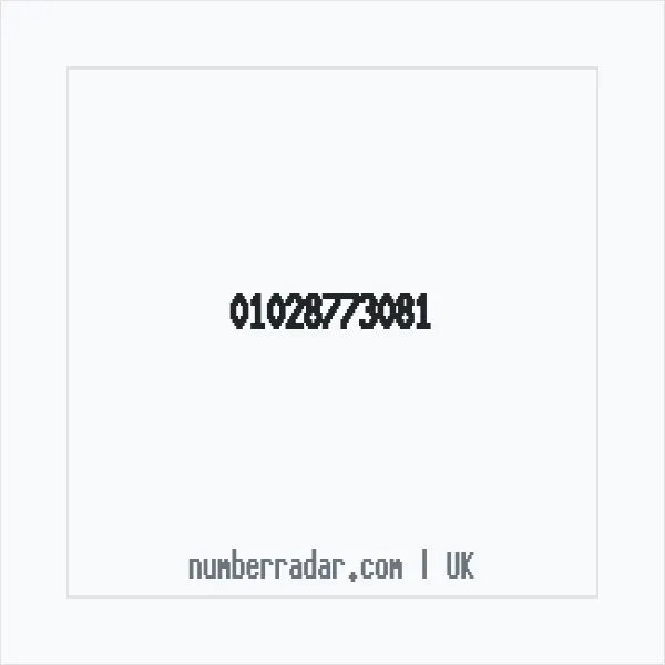 Reverse number check for +44 1028 773081 — who called me?
