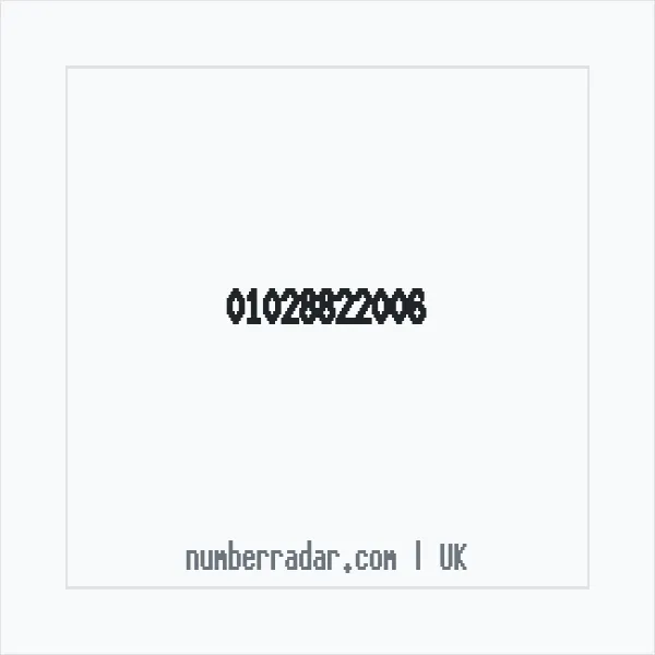 Reverse number check for +44 1028 822006 — who called me?