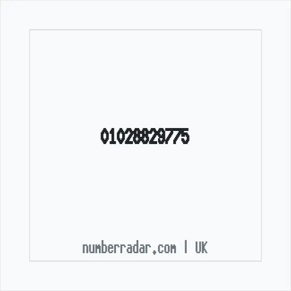 Reverse number check for +44 1028 829775 — who called me?