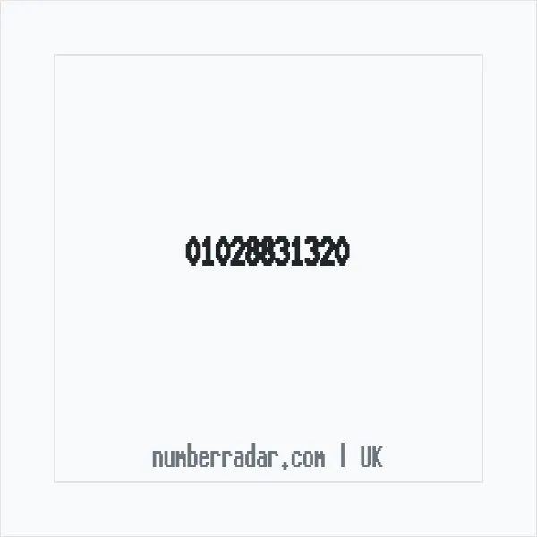 Reverse number check for +44 1028 831320 — who called me?