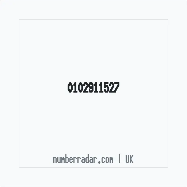 Reverse number check for +44 102911527 — who called me?