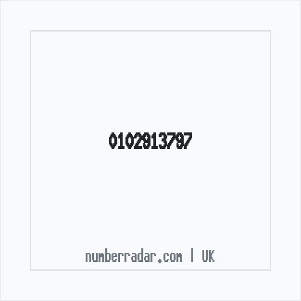 Reverse number check for +44 102913797 — who called me?