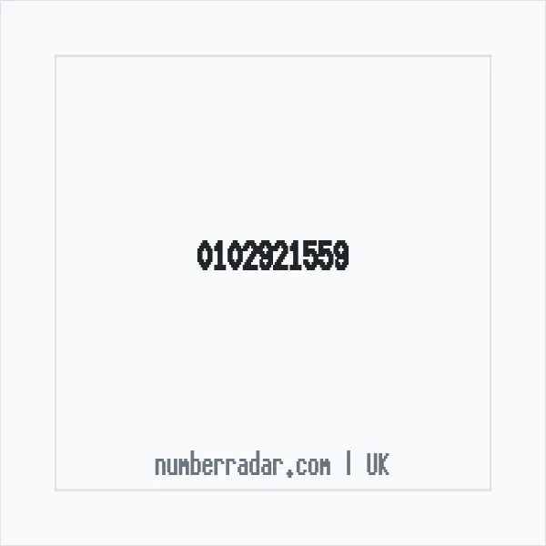 Reverse number check for +44 102921559 — who called me?