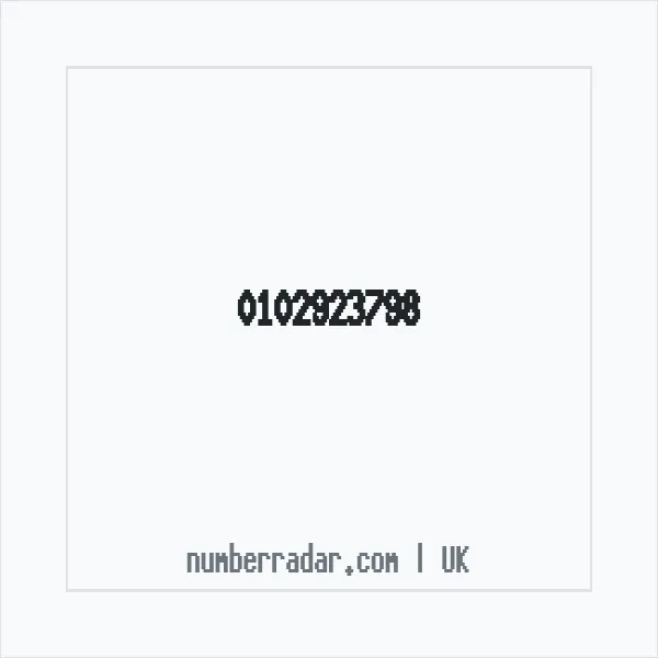 Reverse number check for +44 102923798 — who called me?
