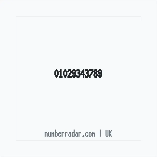 Reverse number check for +44 1029 343789 — who called me?