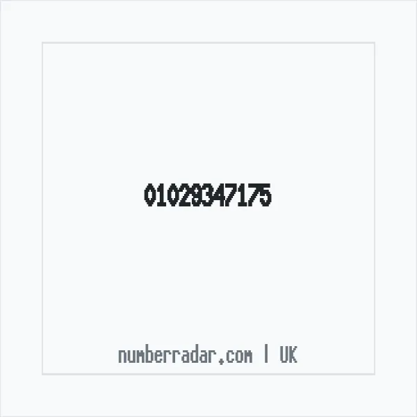Reverse number check for +44 1029 347175 — who called me?