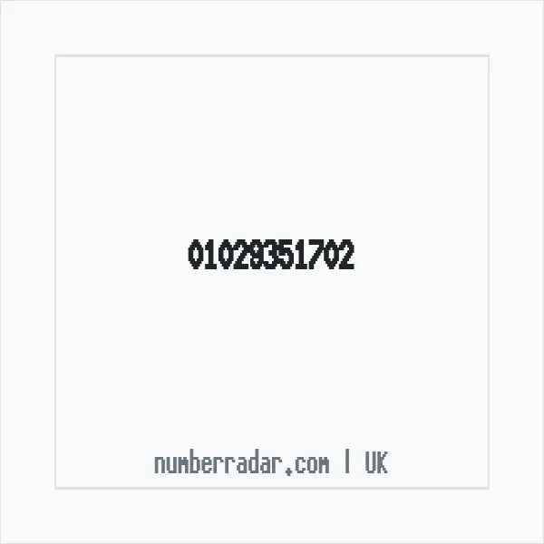 Reverse number check for +44 1029 351702 — who called me?