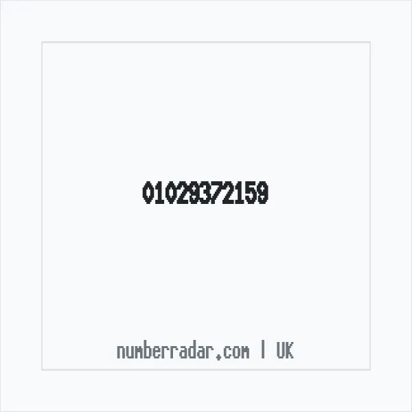 Reverse number check for +44 1029 372159 — who called me?